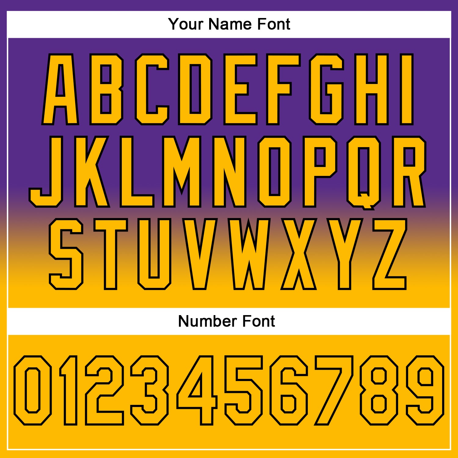 Custom Stitched Purple Gold-Black Fade Fashion Sports Pullover Sweatshirt Hoodie