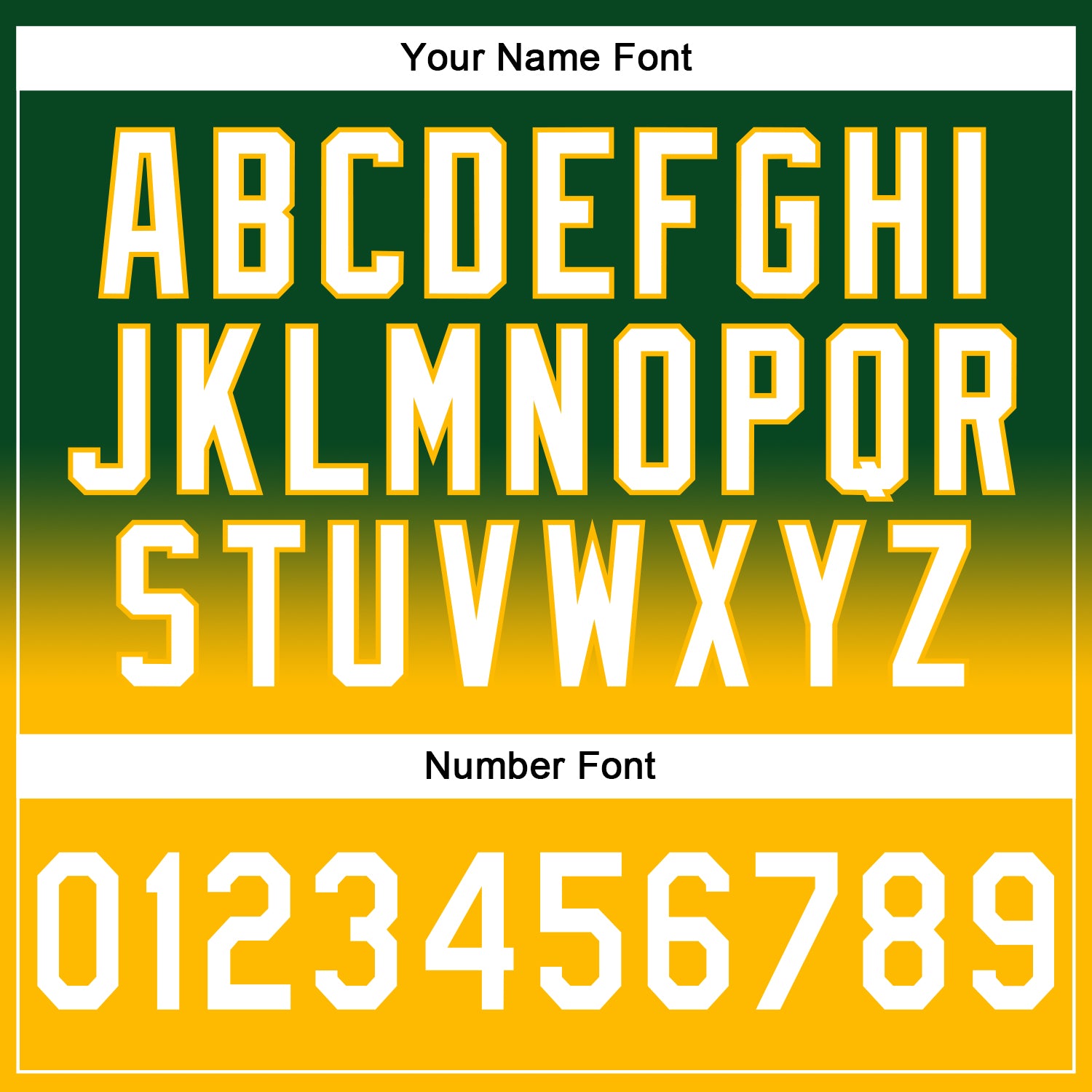 Custom Stitched Green White-Gold Fade Fashion Sports Pullover Sweatshirt Hoodie