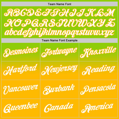 Custom Stitched Neon Green White-Gold Fade Fashion Sports Pullover Sweatshirt Hoodie