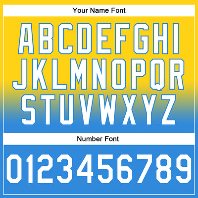 Custom Stitched Yellow White-Powder Blue Fade Fashion Sports Pullover Sweatshirt Hoodie