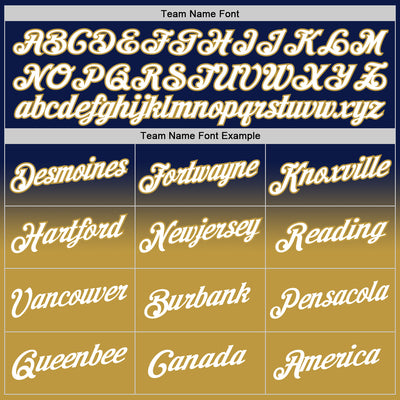 Custom Stitched Navy White-Old Gold Fade Fashion Sports Pullover Sweatshirt Hoodie