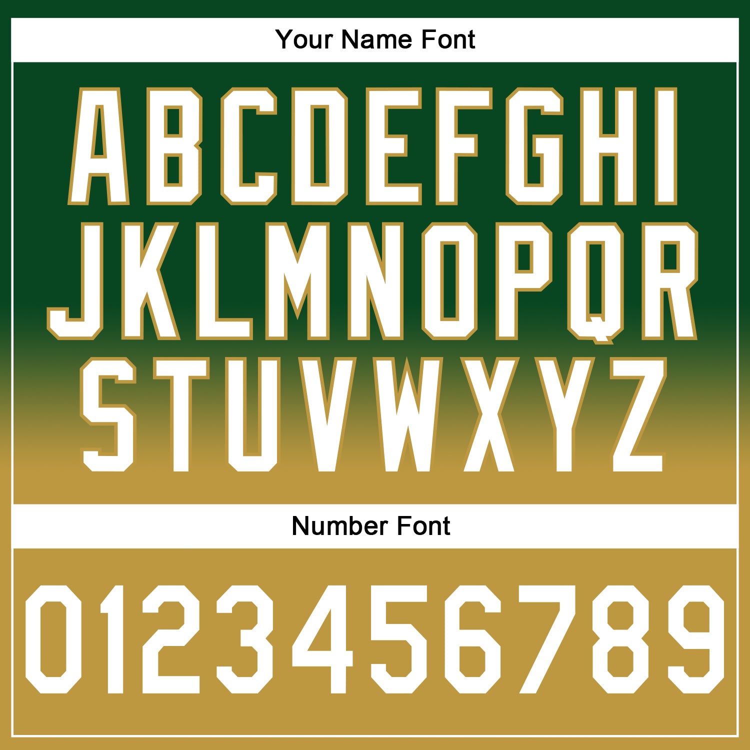 Custom Stitched Green White-Old Gold Fade Fashion Sports Pullover Sweatshirt Hoodie