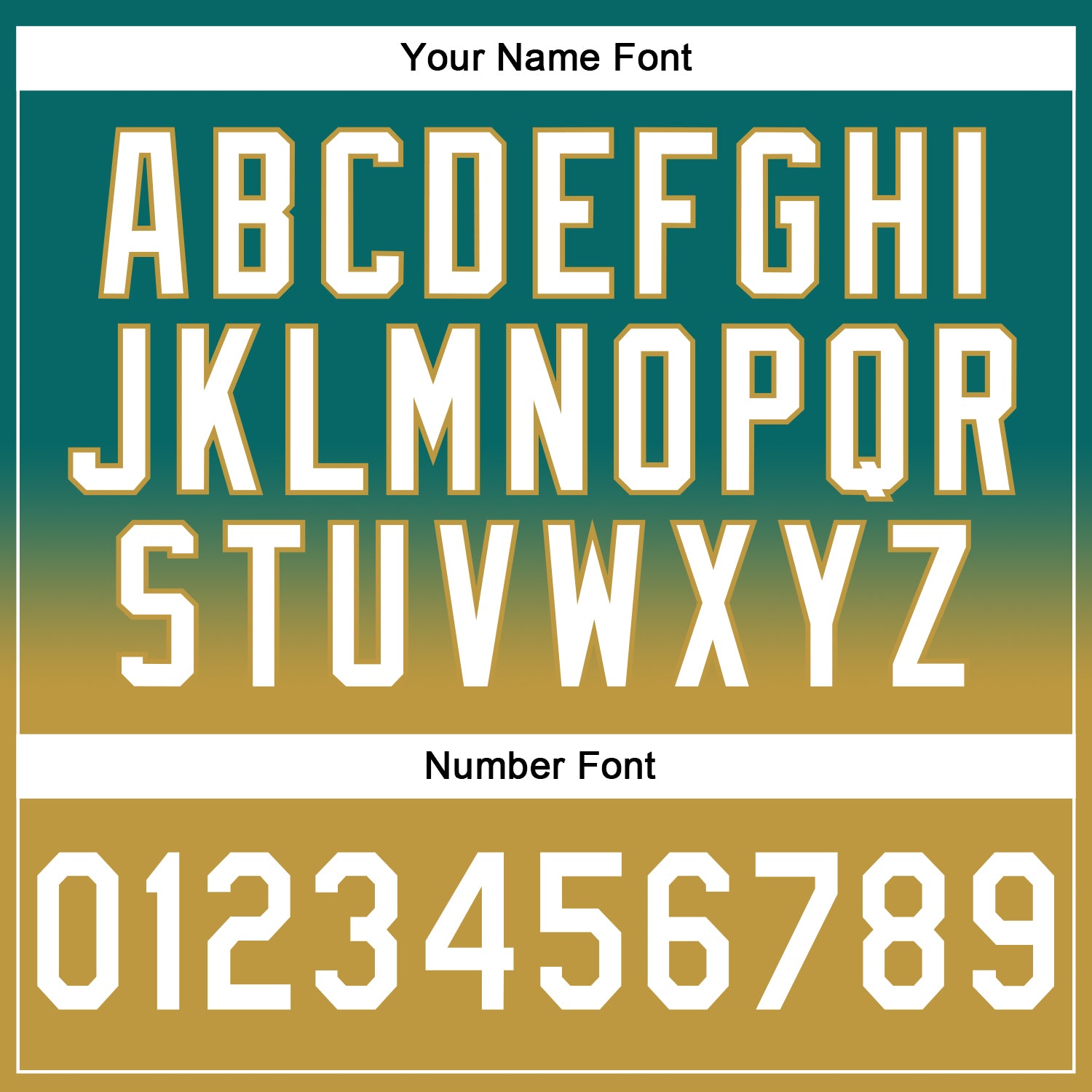 Custom Stitched Teal White-Old Gold Fade Fashion Sports Pullover Sweatshirt Hoodie