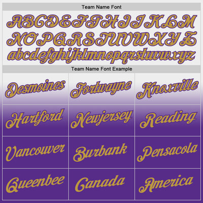 Custom Stitched White Old Gold-Purple Fade Fashion Sports Pullover Sweatshirt Hoodie