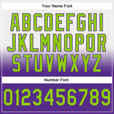 Custom Stitched White Neon Green-Purple Fade Fashion Sports Pullover Sweatshirt Hoodie