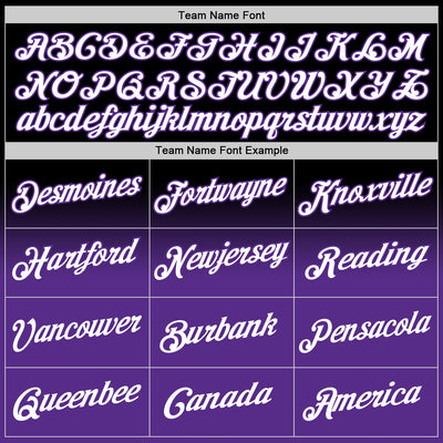 Custom Stitched Black White-Purple Fade Fashion Sports Pullover Sweatshirt Hoodie