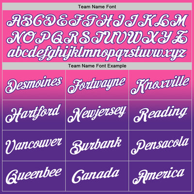 Custom Stitched Pink White-Purple Fade Fashion Sports Pullover Sweatshirt Hoodie