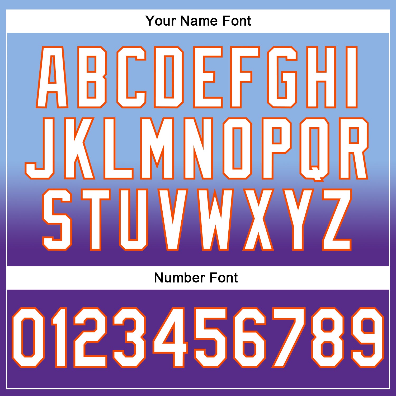 Custom Stitched Light Blue White Purple-Orange Fade Fashion Sports Pullover Sweatshirt Hoodie