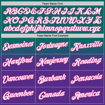 Custom Stitched Teal White Purple-Pink Fade Fashion Sports Pullover Sweatshirt Hoodie