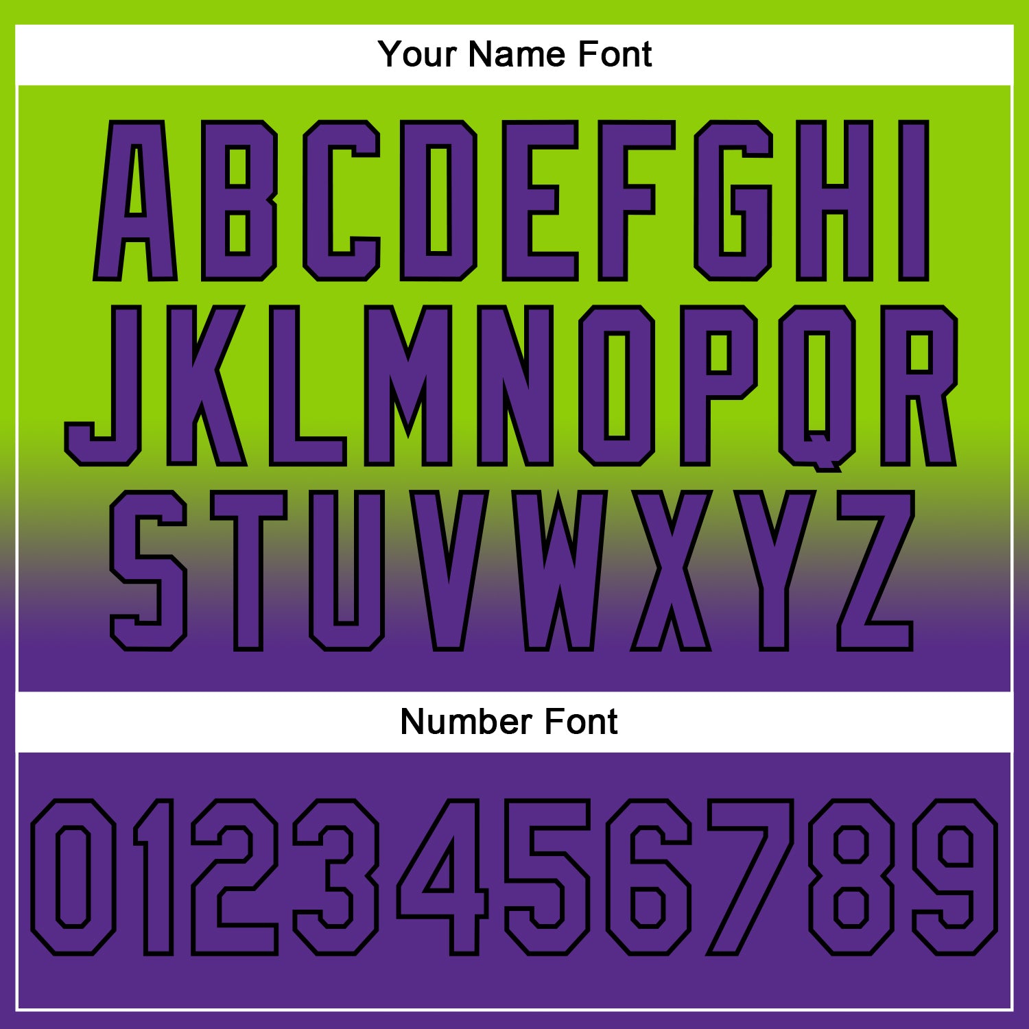 Custom Stitched Neon Green Purple-Black Fade Fashion Sports Pullover Sweatshirt Hoodie