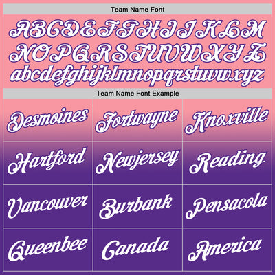 Custom Stitched Medium Pink White-Purple Fade Fashion Sports Pullover Sweatshirt Hoodie