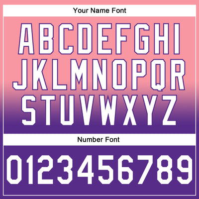 Custom Stitched Medium Pink White-Purple Fade Fashion Sports Pullover Sweatshirt Hoodie