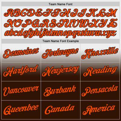 Custom Stitched White Orange-Brown Fade Fashion Sports Pullover Sweatshirt Hoodie