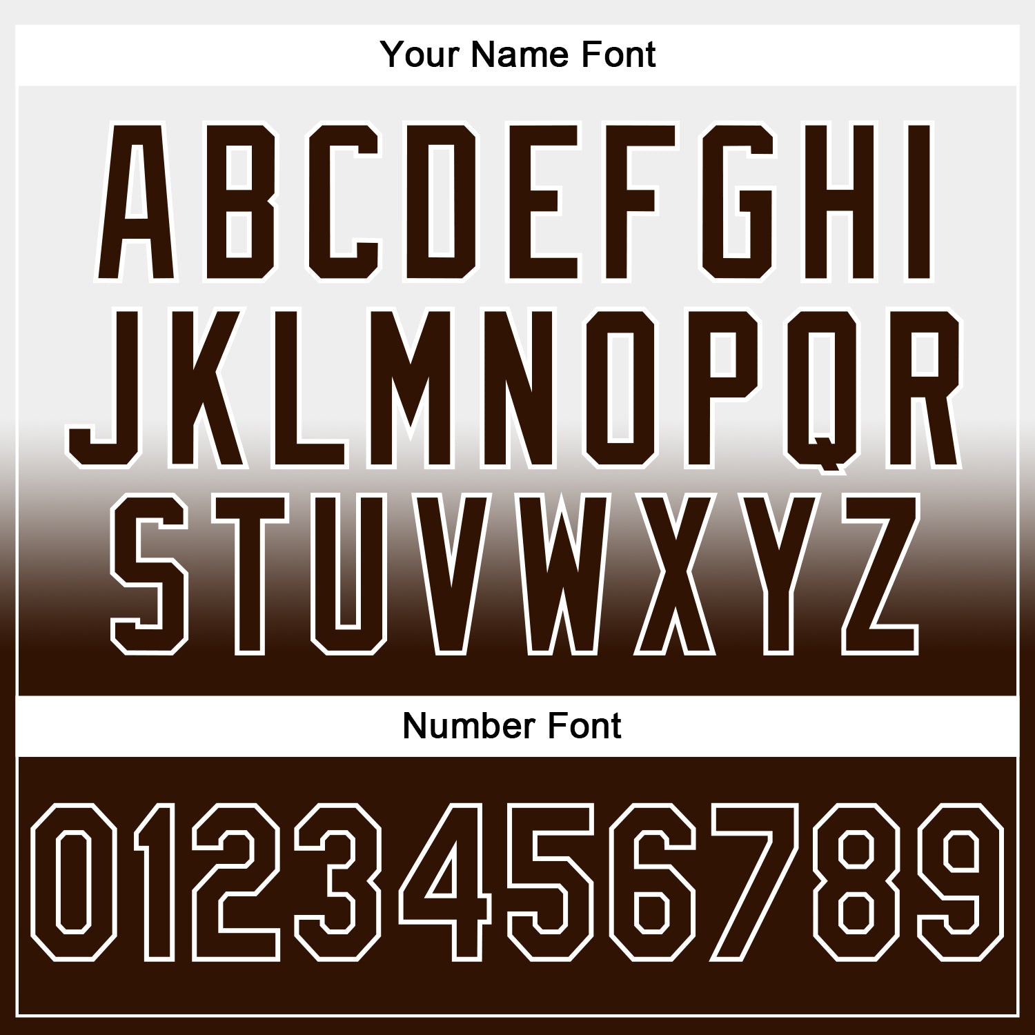 Custom Stitched White Brown Fade Fashion Sports Pullover Sweatshirt Hoodie