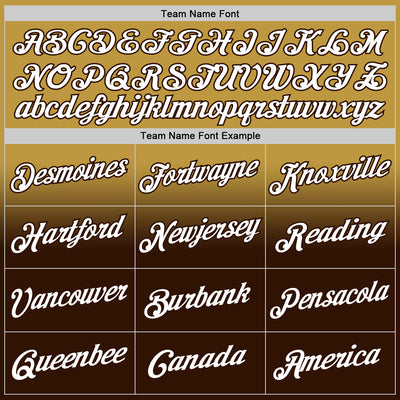 Custom Stitched Old Gold White-Brown Fade Fashion Sports Pullover Sweatshirt Hoodie