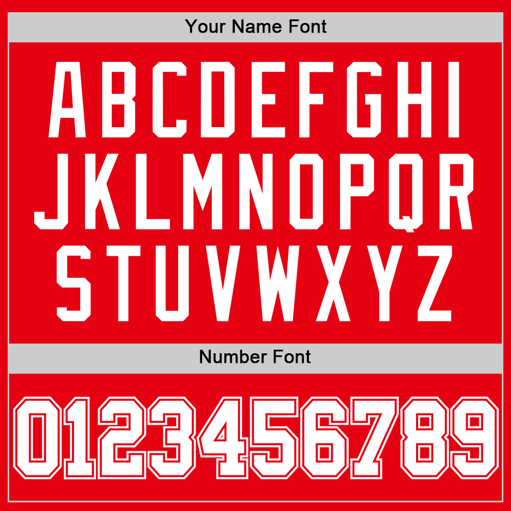 Custom Fire Red White Authentic Basketball Jersey