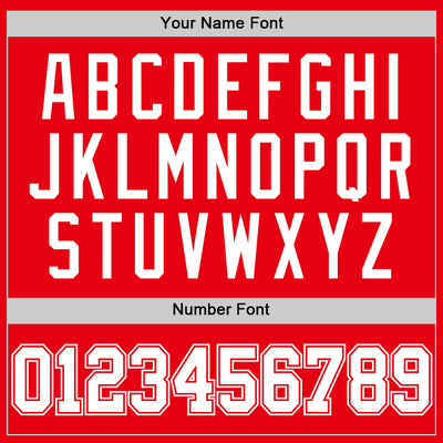 Custom Fire Red White Authentic Basketball Jersey