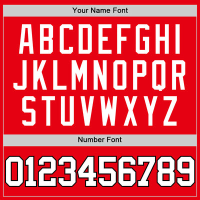 Custom Fire Red White-Black Authentic Basketball Jersey