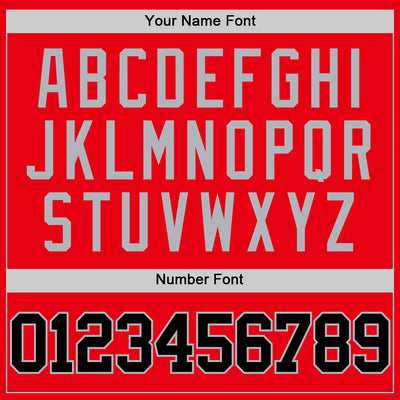 Custom Fire Red Black-Gray Authentic Basketball Jersey