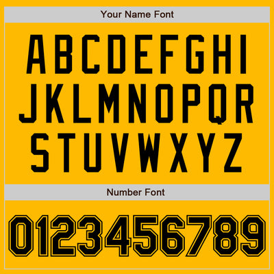 Custom Gold Black Authentic Baseball Jersey