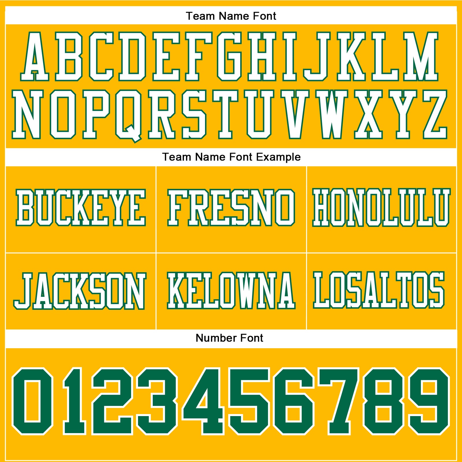 Custom Gold Kelly Green-White Authentic Football Jersey