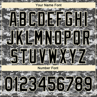 Custom Camo Black-Cream 3D Performance Salute To Service Golf Polo Shirt