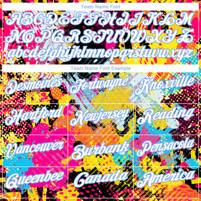 Custom Graffiti Pattern White-Light Blue 3D Bright Psychedelic Performance Golf Polo Shirt