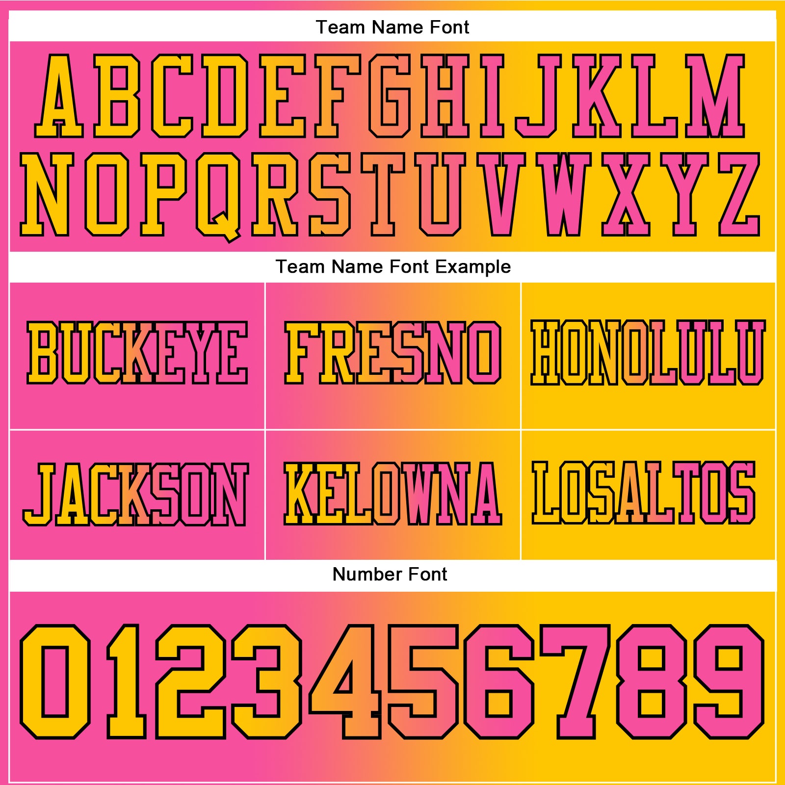 Custom Yellow Pink-Black Authentic Gradient Fashion Football Jersey