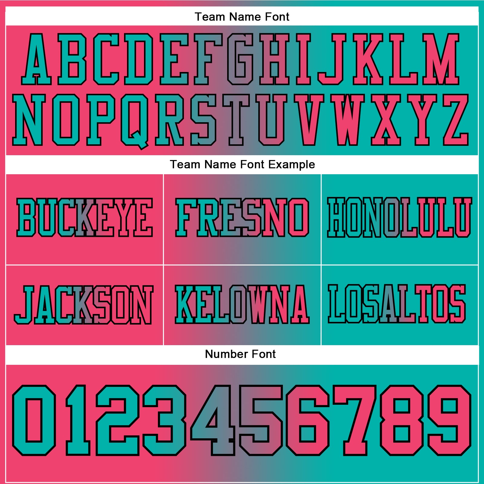 Custom Aqua Neon Pink-Black Authentic Gradient Fashion Football Jersey