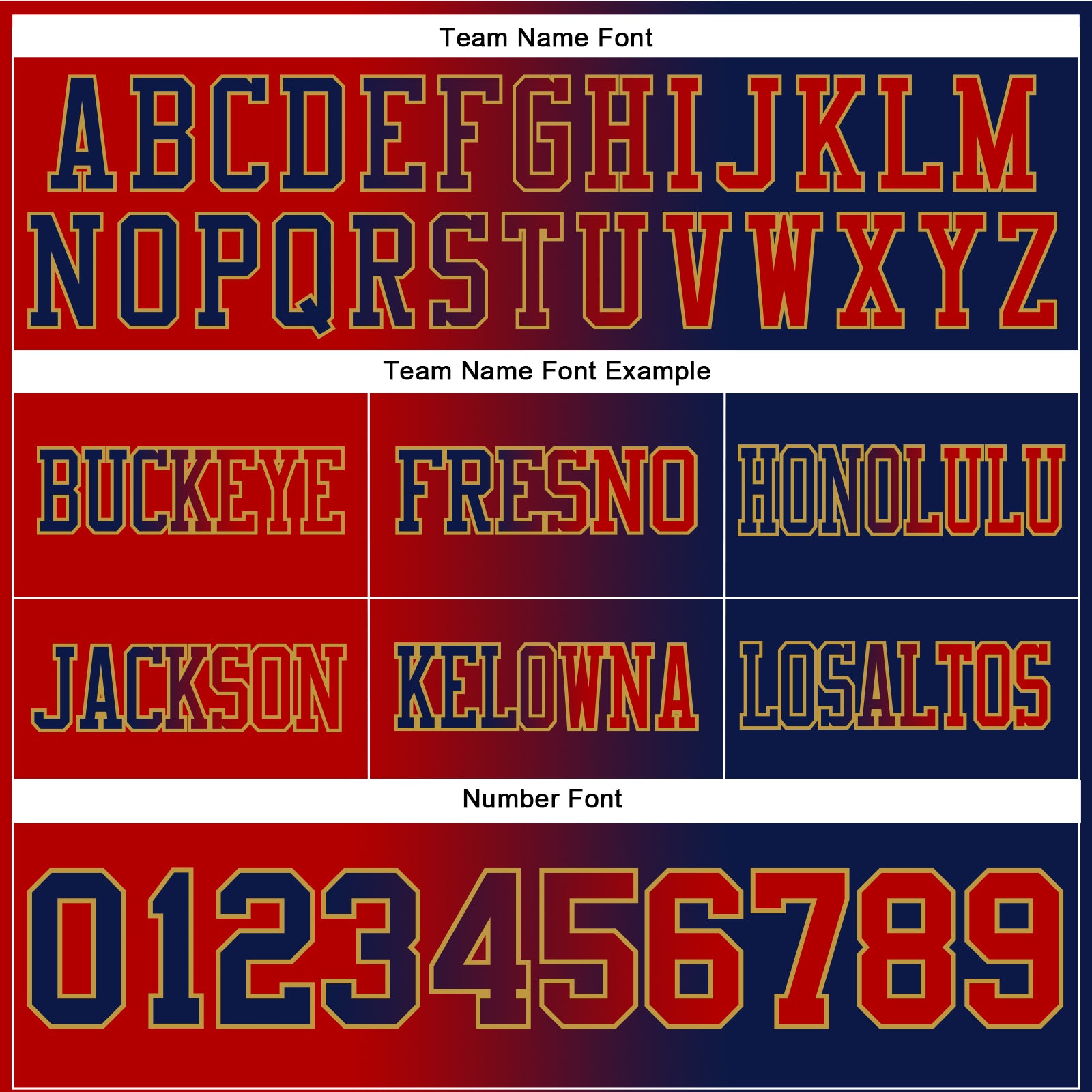Custom Navy Red-Old Gold Authentic Gradient Fashion Football Jersey