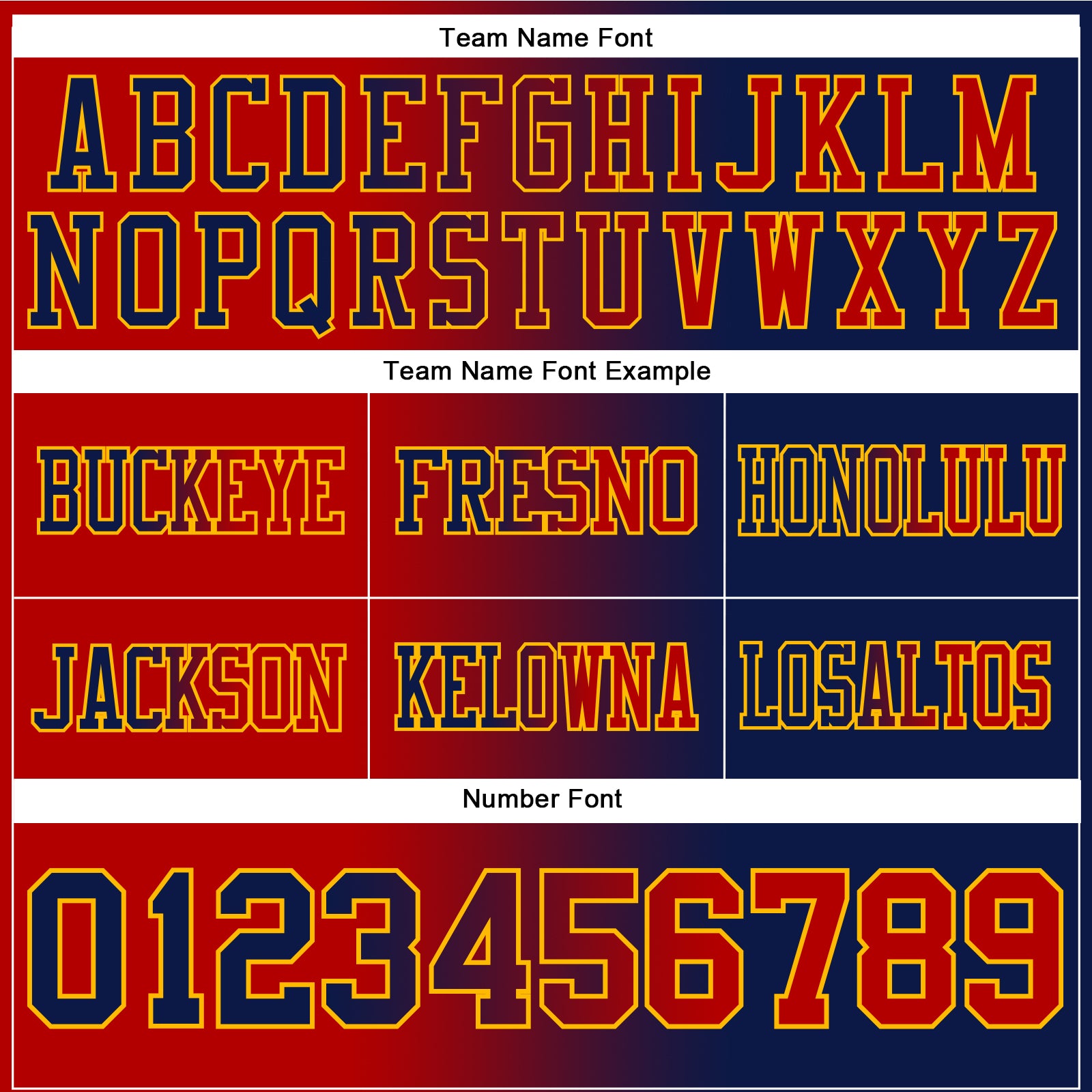 Custom Navy Red-Gold Authentic Gradient Fashion Football Jersey