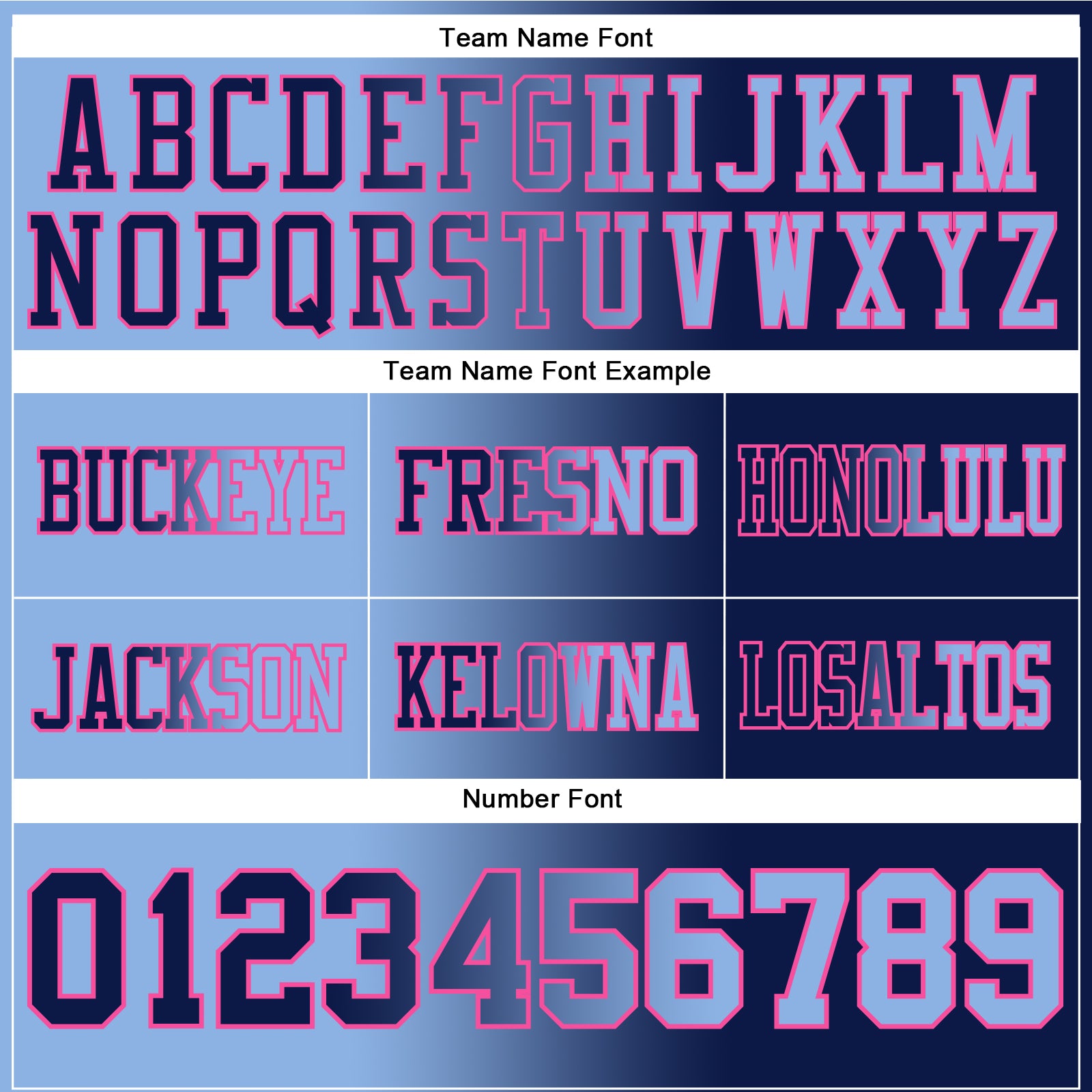 Custom Navy Light Blue-Pink Authentic Gradient Fashion Football Jersey