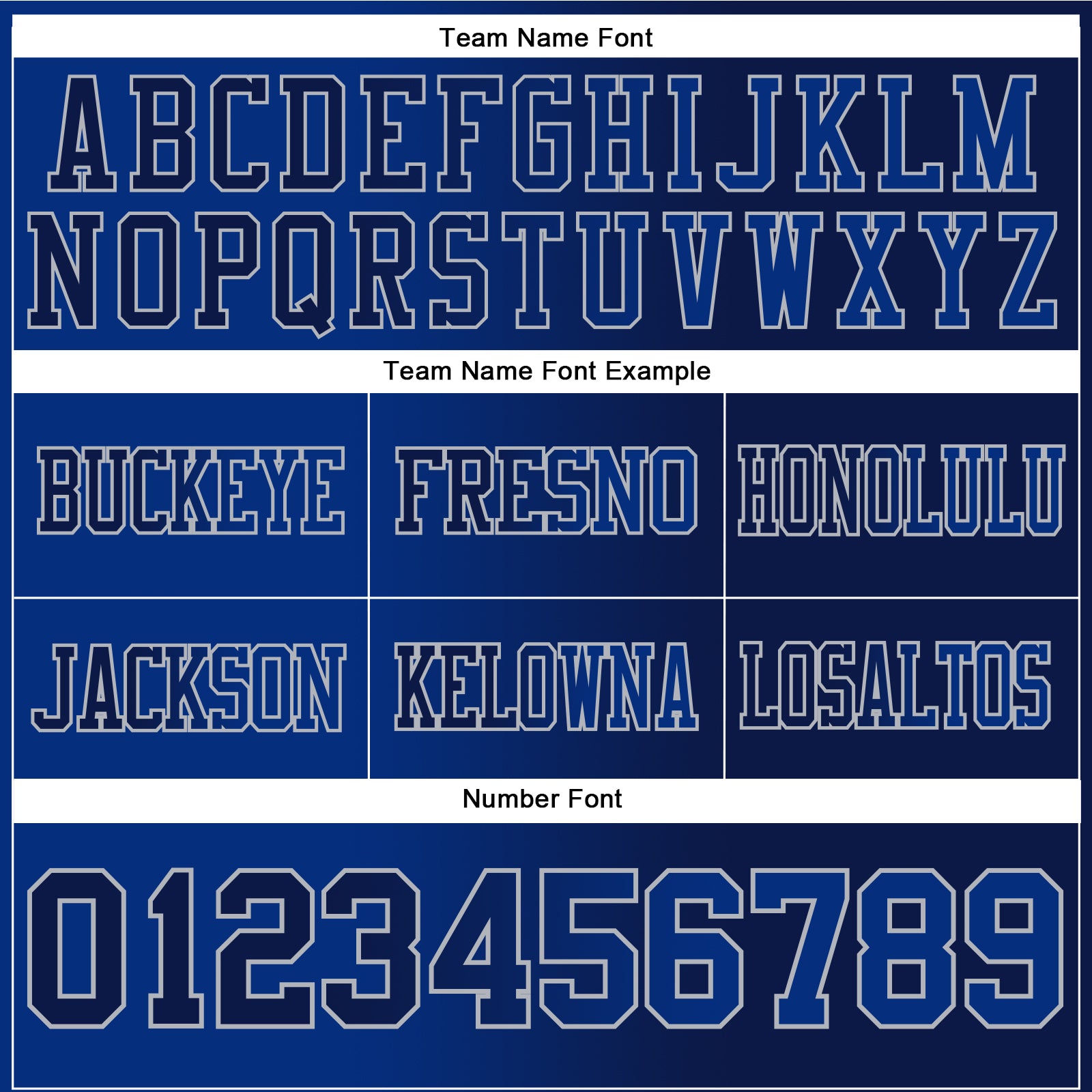 Custom Navy Royal-Gray Authentic Gradient Fashion Football Jersey