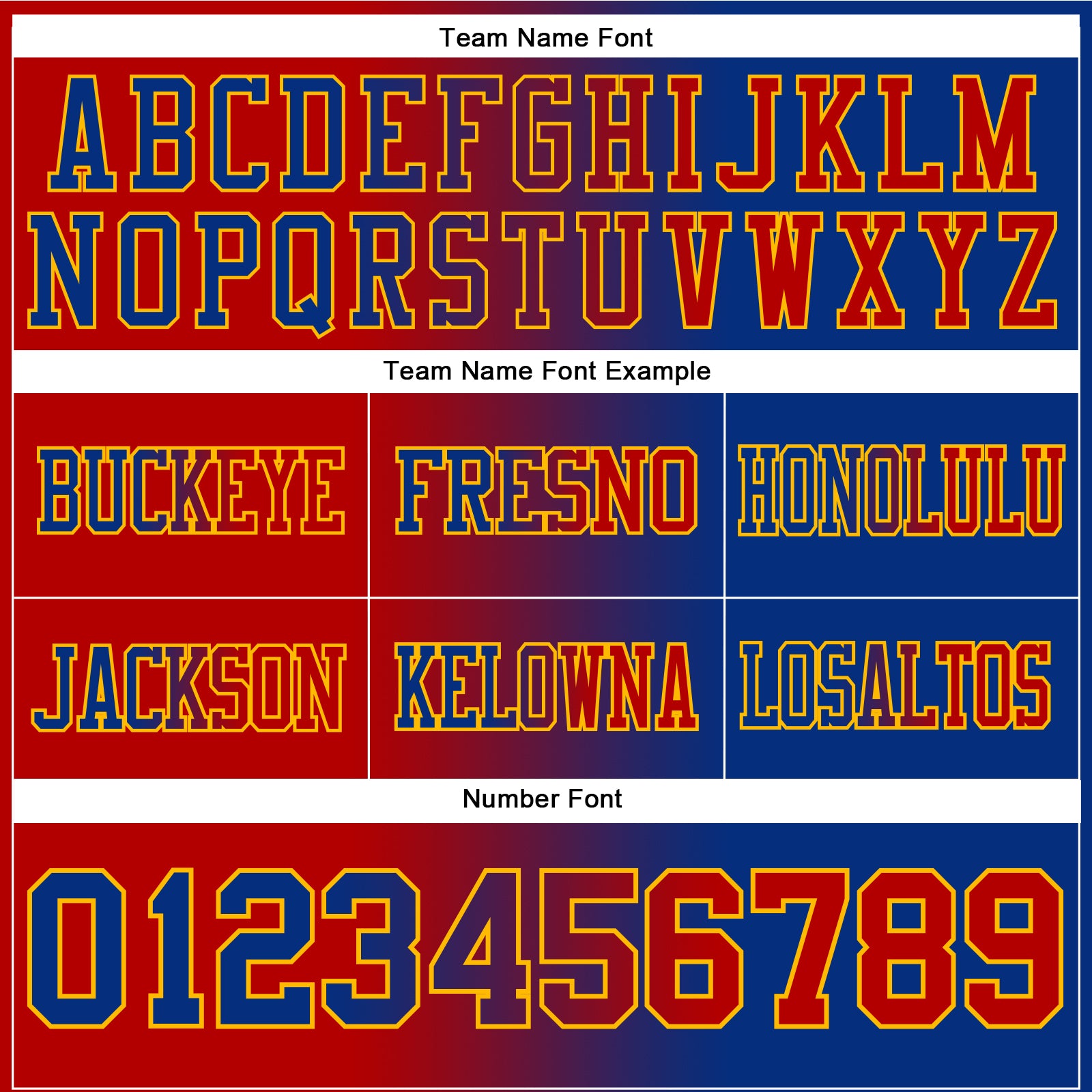 Custom Royal Red-Gold Authentic Gradient Fashion Football Jersey