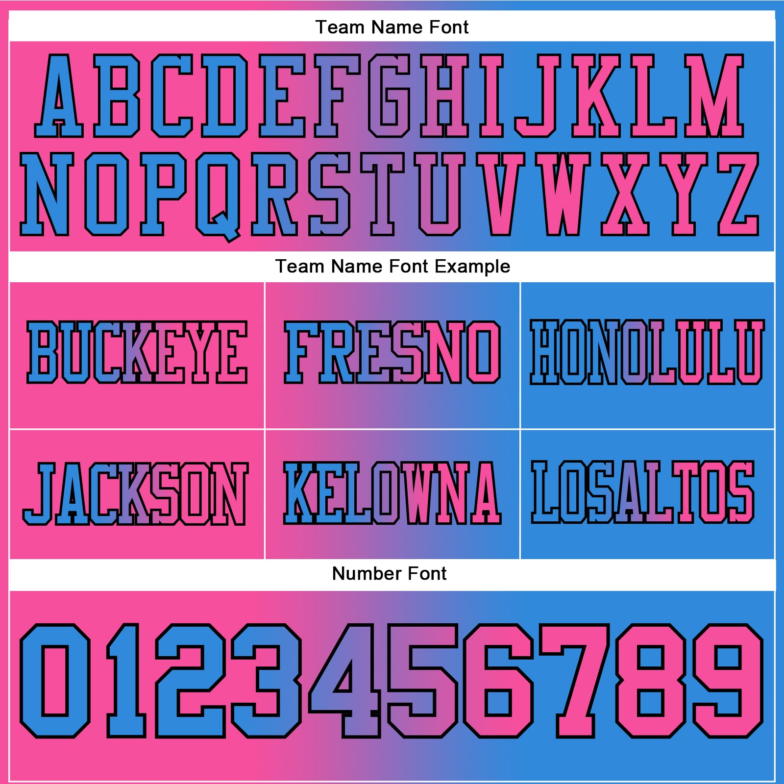 Custom Powder Blue Pink-Black Authentic Gradient Fashion Football Jersey