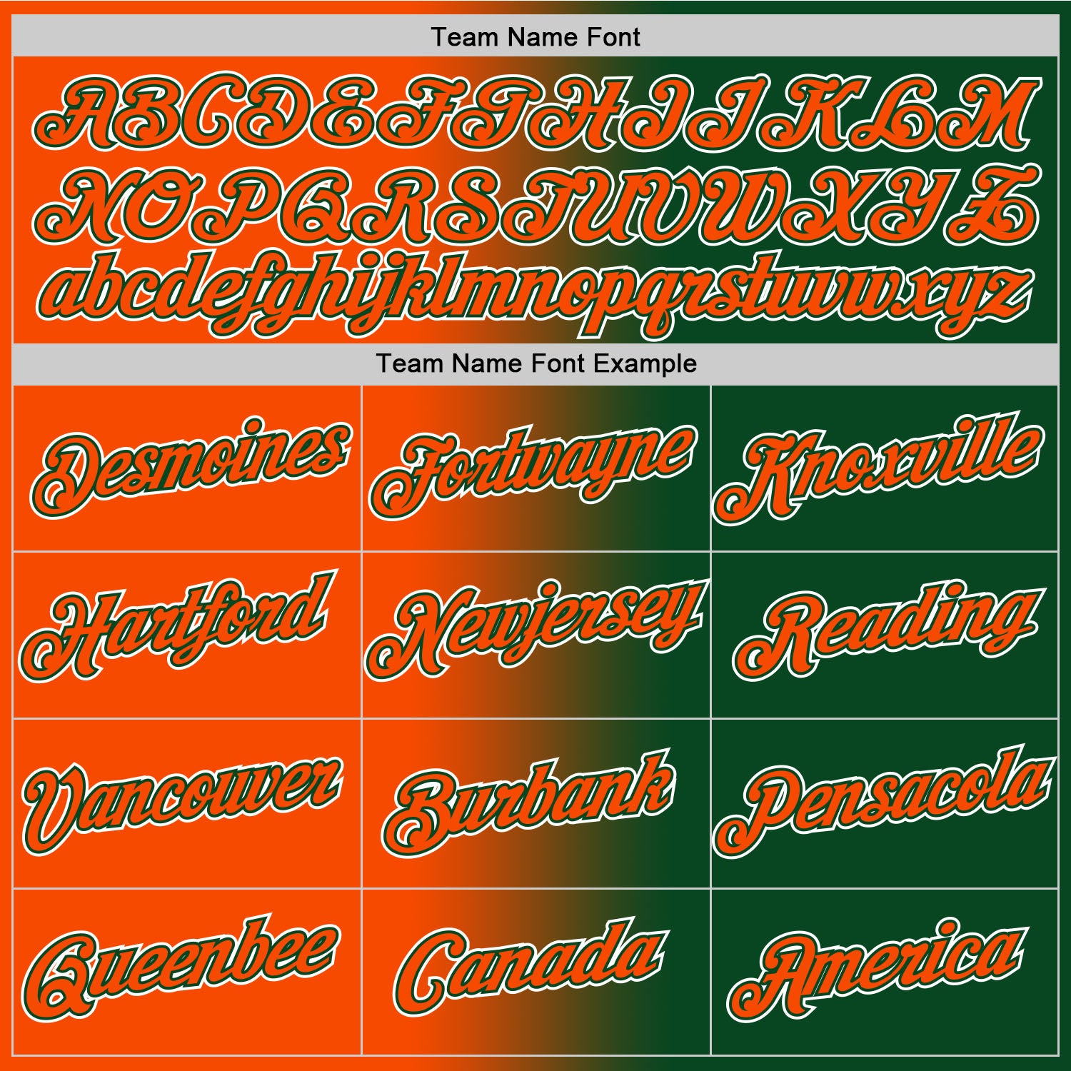 Custom Green Orange-White Gradient Fashion Performance T-Shirt