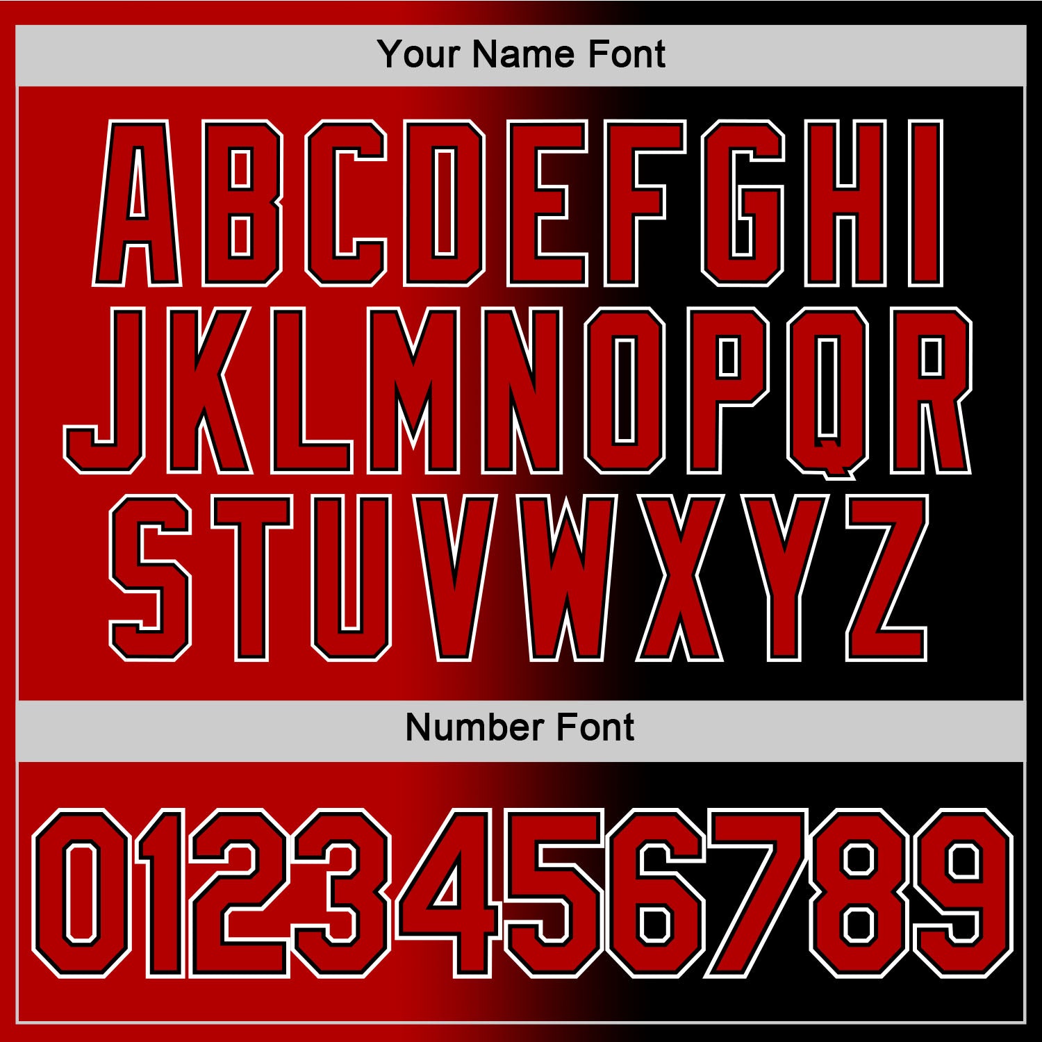 Custom Black Red-White Gradient Fashion Performance T-Shirt