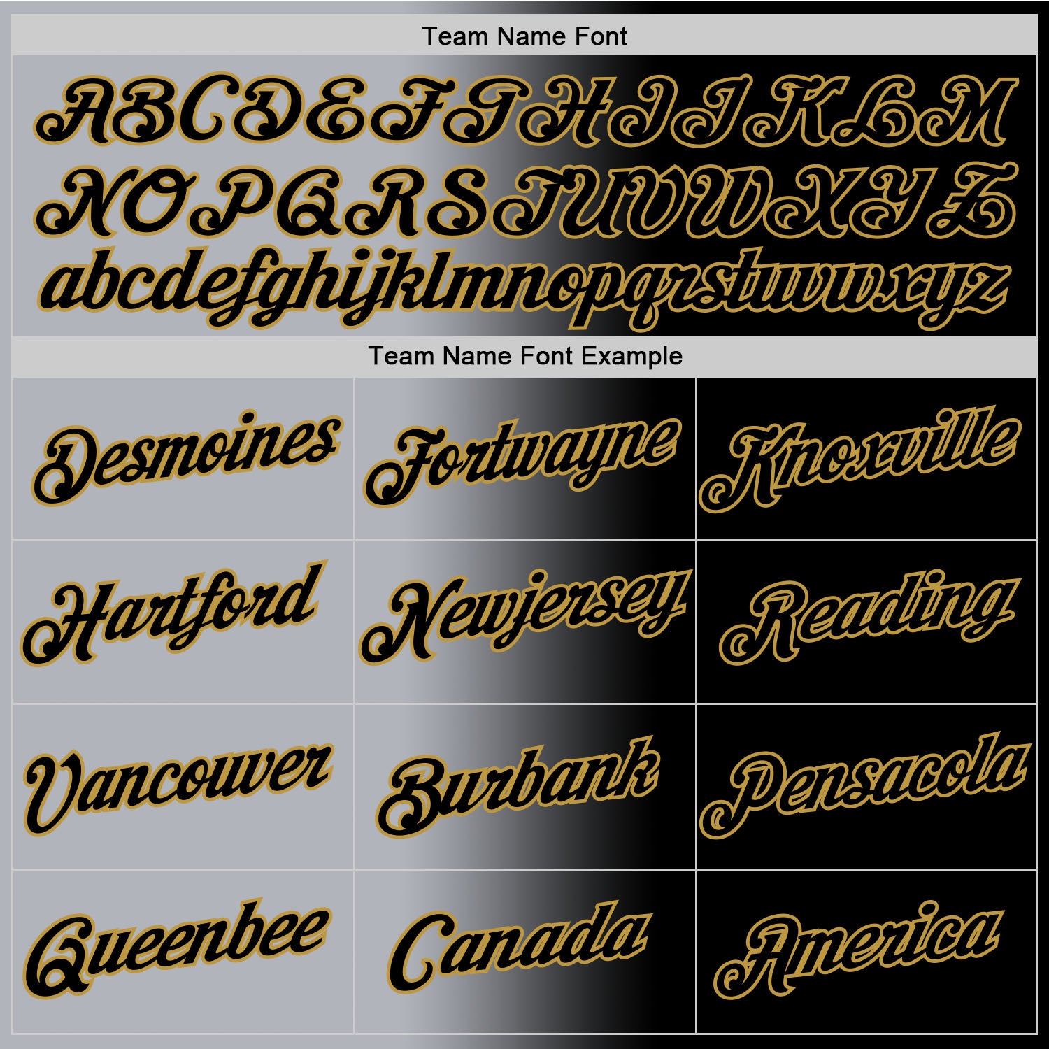 Custom Black Gray-Old Gold Gradient Fashion Performance T-Shirt