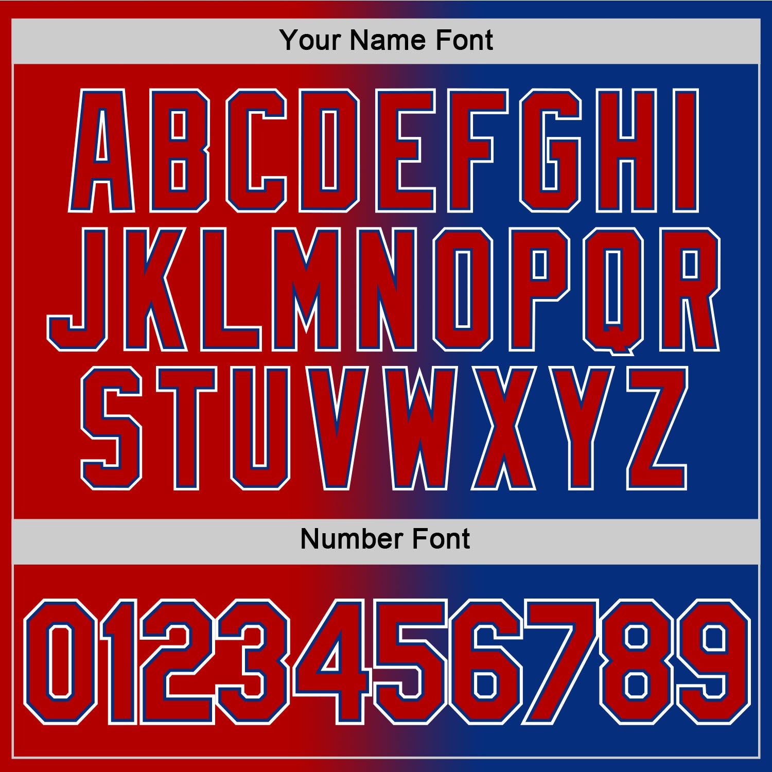 Custom Royal Red-White Gradient Fashion Performance T-Shirt