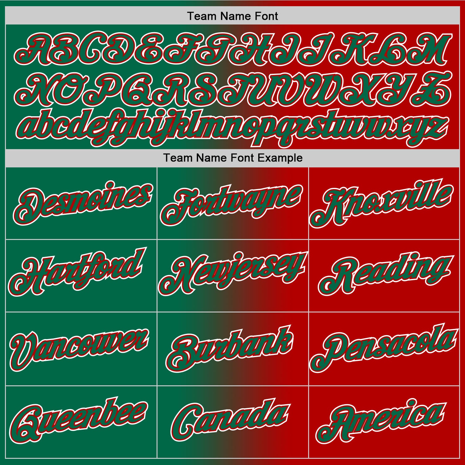 Custom Red Kelly Green-White Gradient Fashion Performance T-Shirt