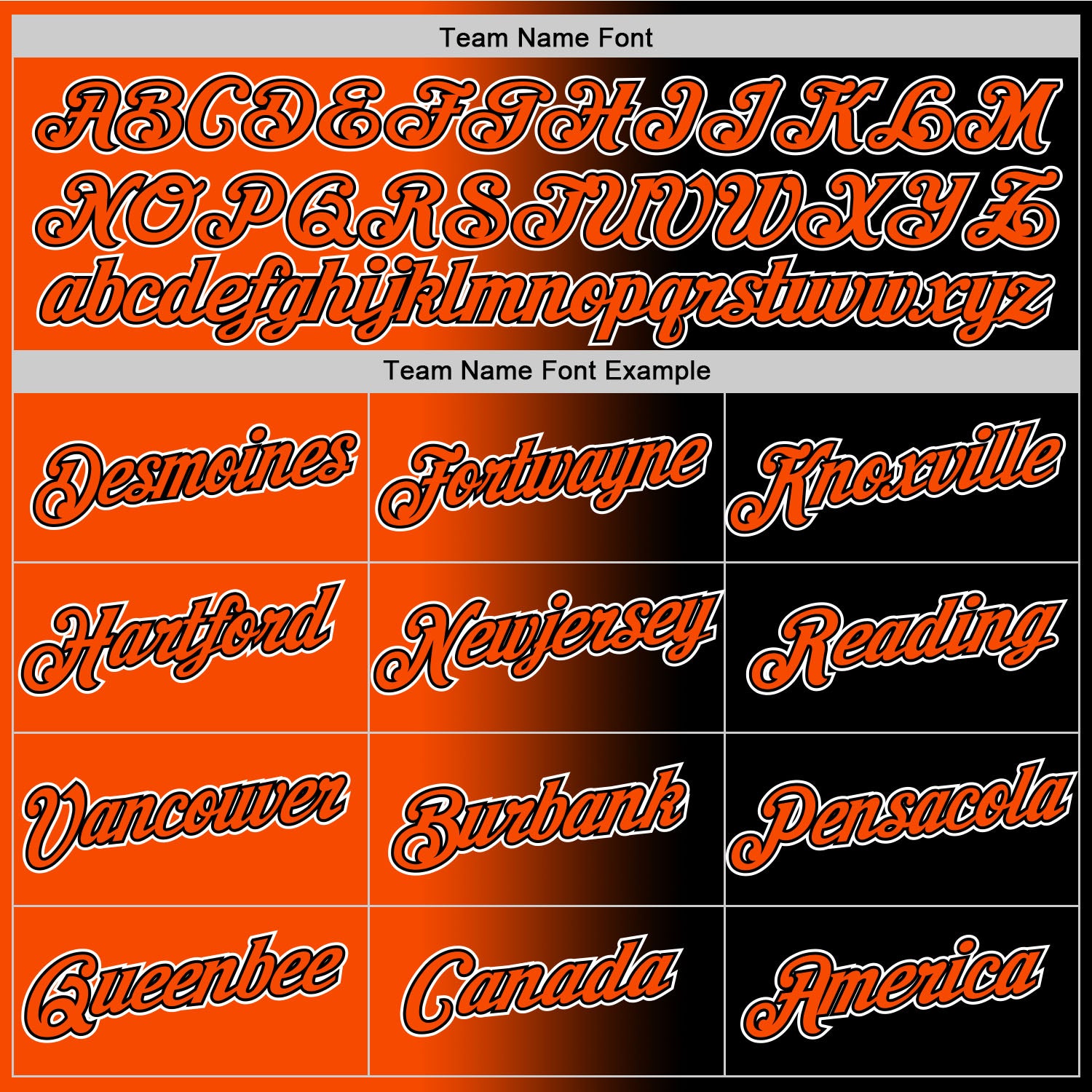 Custom Black Orange-White Gradient Fashion Performance T-Shirt