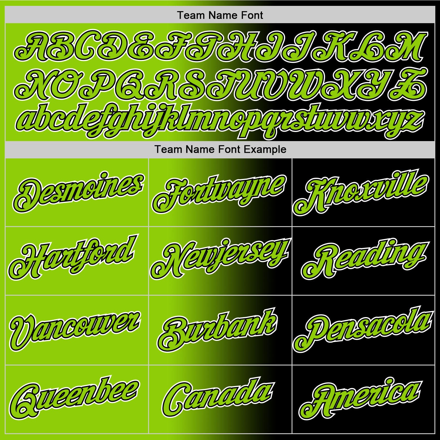 Custom Black Neon Green-White Gradient Fashion Performance T-Shirt