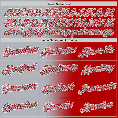 Custom Red Gray-White Gradient Fashion Performance T-Shirt