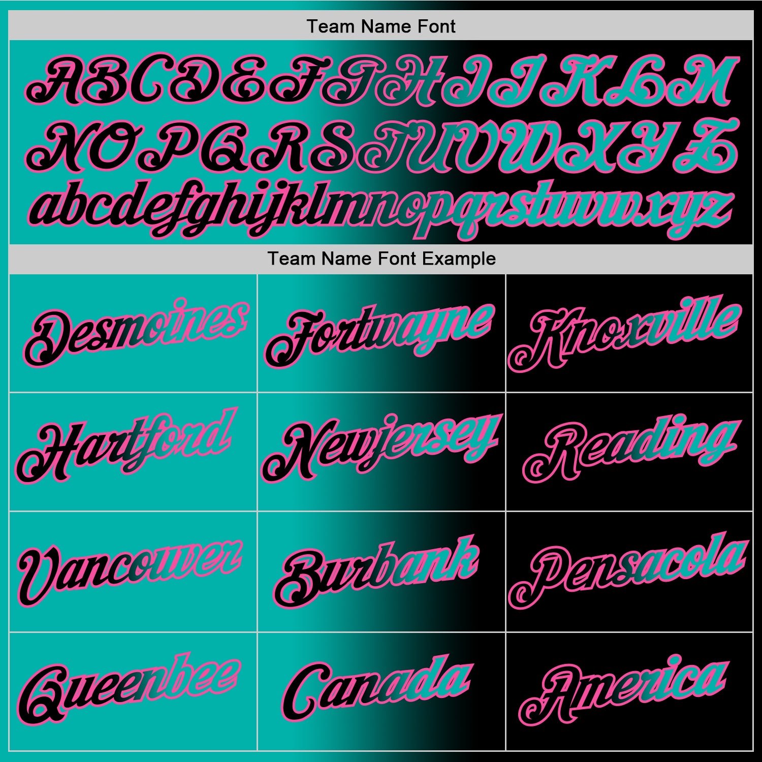 Custom Black Aqua-Pink Gradient Fashion Performance T-Shirt