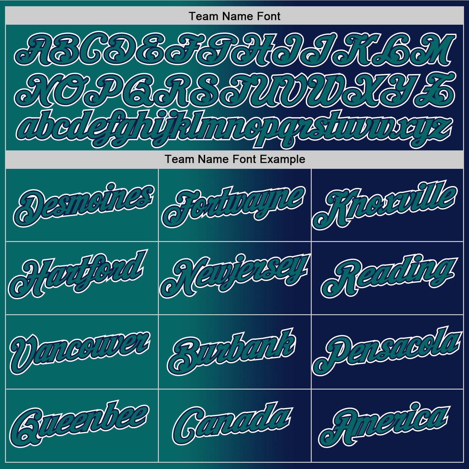 Custom Navy Teal-White Gradient Fashion Performance T-Shirt