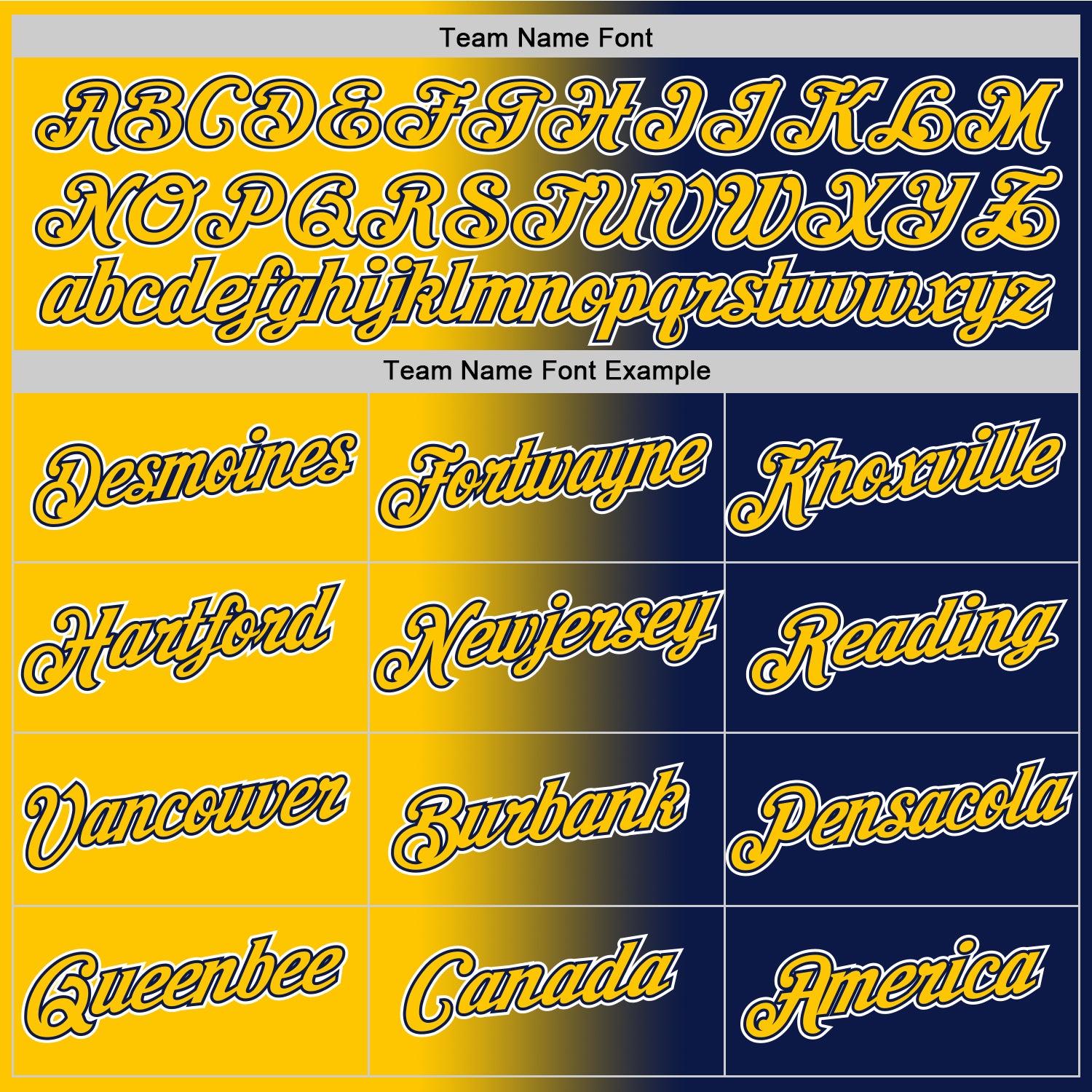 Custom Navy Yellow-White Gradient Fashion Performance T-Shirt