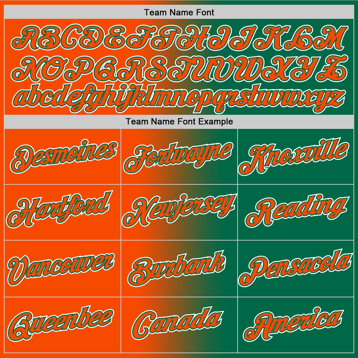 Custom Kelly Green Orange-White Gradient Fashion Performance T-Shirt