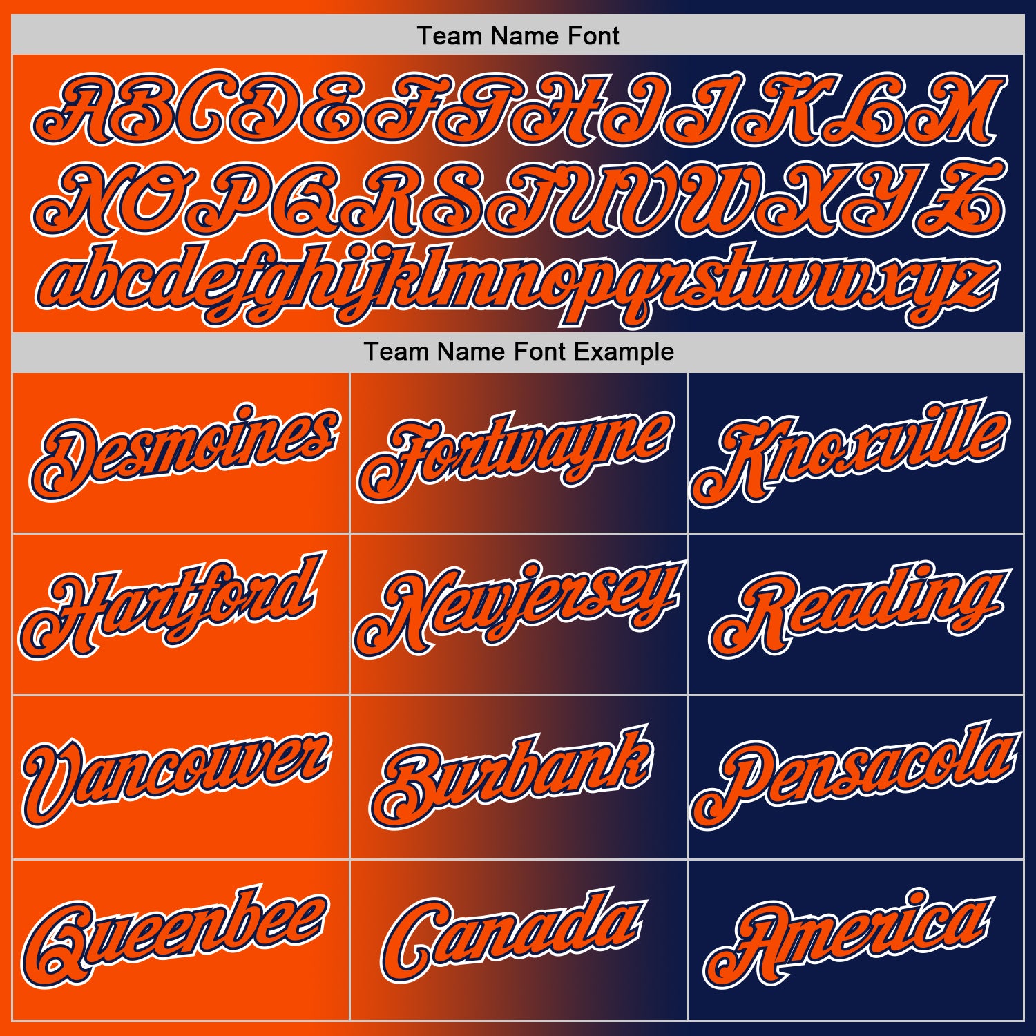 Custom Navy Orange-White Gradient Fashion Performance T-Shirt