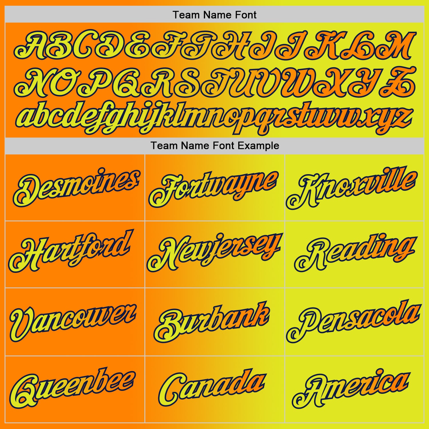 Custom Neon Yellow Bay Orange-Navy Gradient Fashion Performance T-Shirt