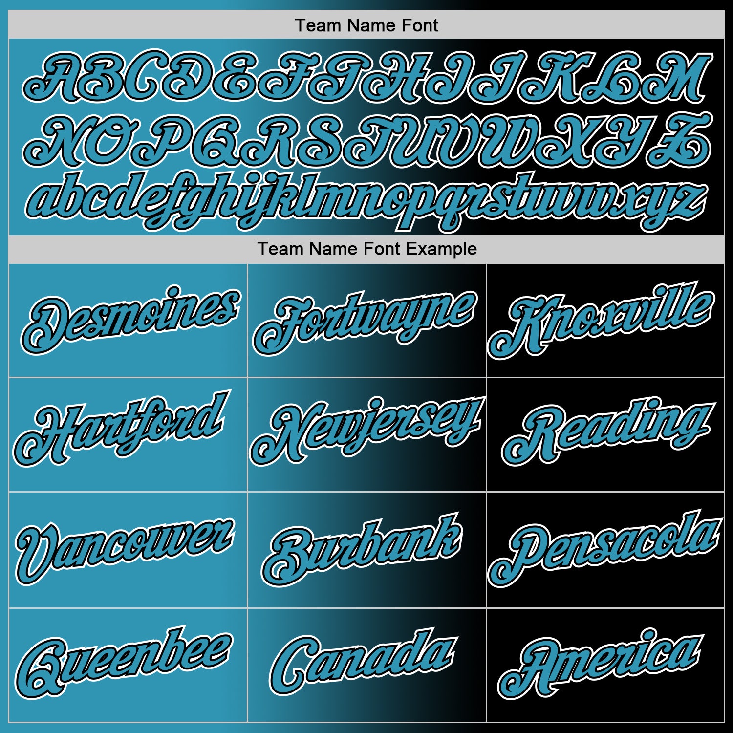 Custom Black Panther Blue-White Gradient Fashion Performance T-Shirt